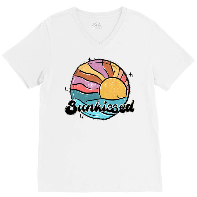 Sunkissed V-Neck Tee by MaliasSmallBusiness | Artistshot