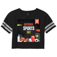 National Sports Day 29th August Scorecard Crop Tee | Artistshot