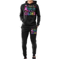 Fight Cancer In All Colors Hoodie & Jogger Set | Artistshot