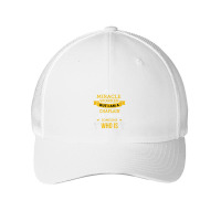 Chaplain Appreciation Miracle Worker Funny Quote Mesh Cap | Artistshot