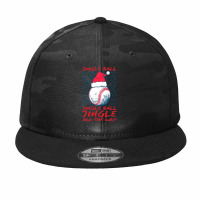 Baseball Pitcher Hitter Catcher Jingle Balls Baseball All The Way Chri Camo Snapback | Artistshot