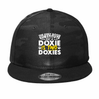 Doxie - Good Substitute Funny Saying Doxies Tee Camo Snapback | Artistshot