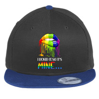 I Licked It So It Mine , Gay Pride Lgbt Flat Bill Snapback Cap | Artistshot