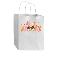 Stay Spooky T  Shirt Funny Halloween Costume Cute Ghost Pumpkin Stay S Cub Paper Bag - 8 X 4 1/2 X 10 1/4 | Artistshot