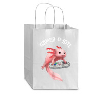 Save The Axolotls  For Animals Lovers Cub Paper Bag - 8 X 4 1/2 X 10 1/4 | Artistshot