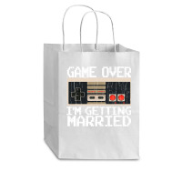 Game Over Im Getting Married Bachelor Party Cub Paper Bag - 8 X 4 1/2 X 10 1/4 | Artistshot