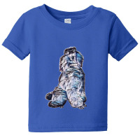 A Large Black Standard Poodle Baby Tee | Artistshot