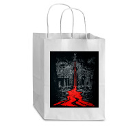 Temple Of The Bleeding Trident, Shiva, Trishul, Temple Of The Bleeding Cub Paper Bag - 8 X 4 1/2 X 10 1/4 | Artistshot