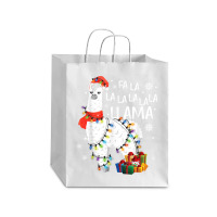 Fa La La Llama Funny Christmas Christmas Lllama Lover Debie Paper Bag - 10 X 5 X 13 | Artistshot