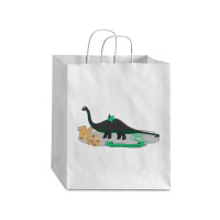 Dinosaurs Love To Cosplay Debie Paper Bag - 10 X 5 X 13 | Artistshot