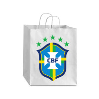 Brazilian Football Confederation Debie Paper Bag - 10 X 5 X 13 | Artistshot