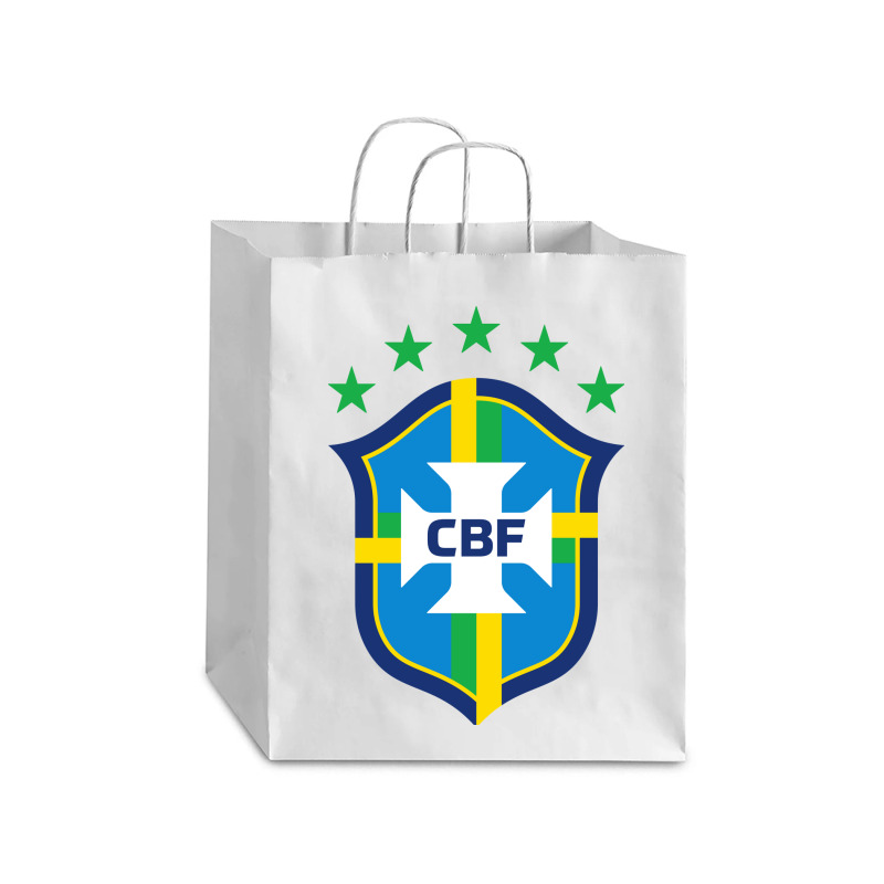 Brazilian Football Confederation Debie Paper Bag - 10 X 5 X 13 | Artistshot