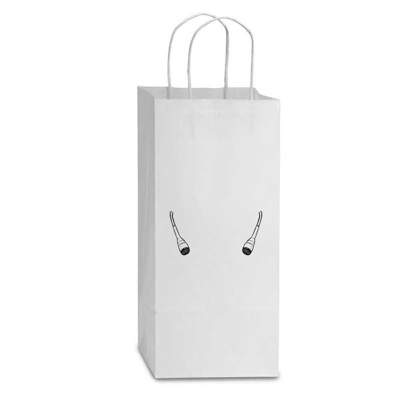 Singing T  Shirt Singing Music T  Shirt Double Wine Paper Bag - 6 1/2 X 3 1/2 X 12 3/8 | Artistshot