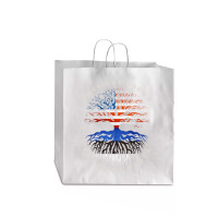 American Grown Estonian Roots Estonia Flag Jumbo Paper Bag - 18 X 7 X 18 3/4 | Artistshot