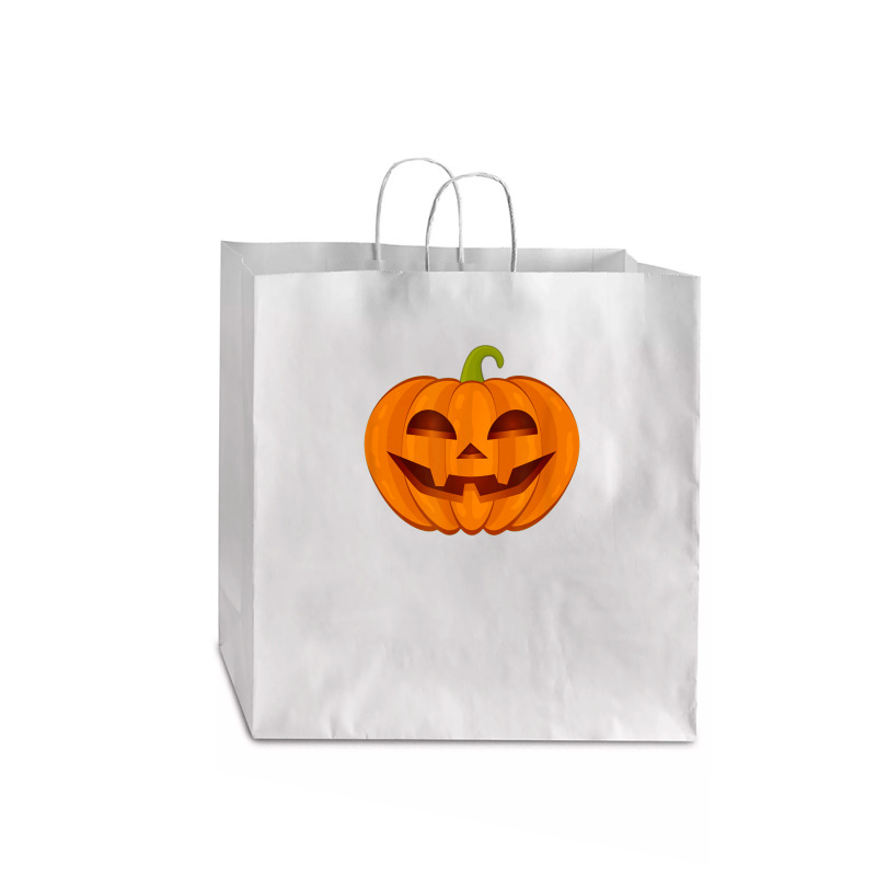 Halloween Jack O Lantern Pumpkin Jumbo Paper Bag - 18 X 7 X 18 3/4 | Artistshot