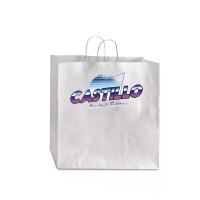 Castillo Name Shirt Aesthetic Vaporwave 80s 90s Surname T Shirt Jumbo Paper Bag - 18 X 7 X 18 3/4 | Artistshot