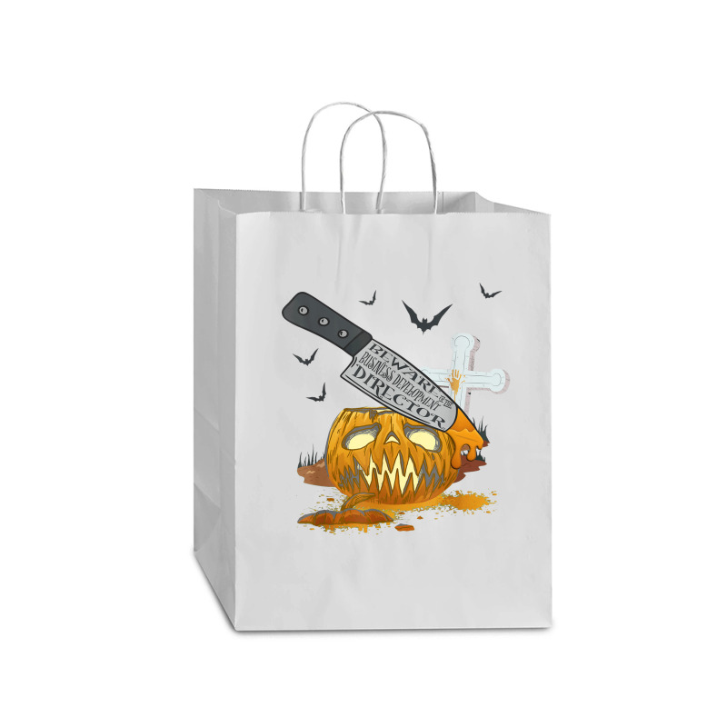 Business Development Director Funny Halloween Party Mart Paper Bag -13 X 7 X 17 | Artistshot