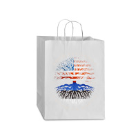 American Grown Estonian Roots Estonia Flag Mart Paper Bag -13 X 7 X 17 | Artistshot