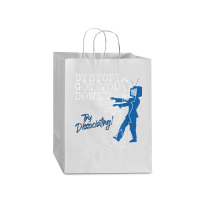 Dystopian Got You Down Try Dissociating Funny Mart Paper Bag -13 X 7 X 17 | Artistshot