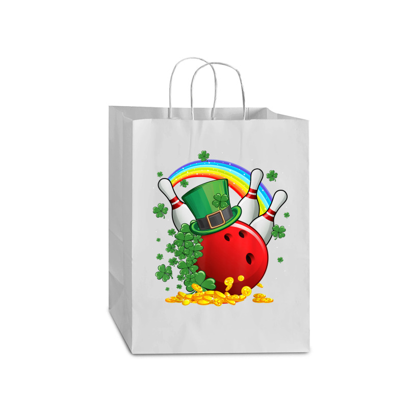 Irish Bowling Balls Shamrock Leprechaun St Patricks Day Mart Paper Bag -13 X 7 X 17 | Artistshot