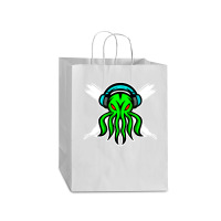 Skull Octopus Music Lover T  Shirt Skull Octopus Music Lover T  Shirt Mart Paper Bag -13 X 7 X 17 | Artistshot