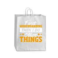 Wakeboarding T  Shirt Funny Wakeboarding Quote T  Shirt Queen Paper Bag - 16 X 6 X 19 1/4 | Artistshot