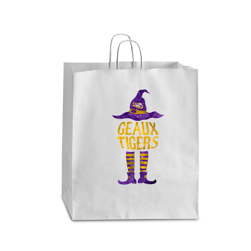 Lsu Tigers Halloween Witch Slogan - Apparel Queen Paper Bag - 16 X 6 X 19 1/4 | Artistshot