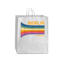 Retro Vintage 70s Berlin Germany Queen Paper Bag - 16 X 6 X 19 1/4 | Artistshot