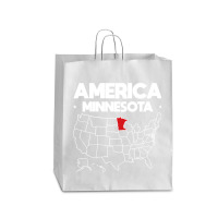 Usa Minnesota, Usa Minnesota Vintage, Usa Minnesota Art, Usa Minnesota Queen Paper Bag - 16 X 6 X 19 1/4 | Artistshot