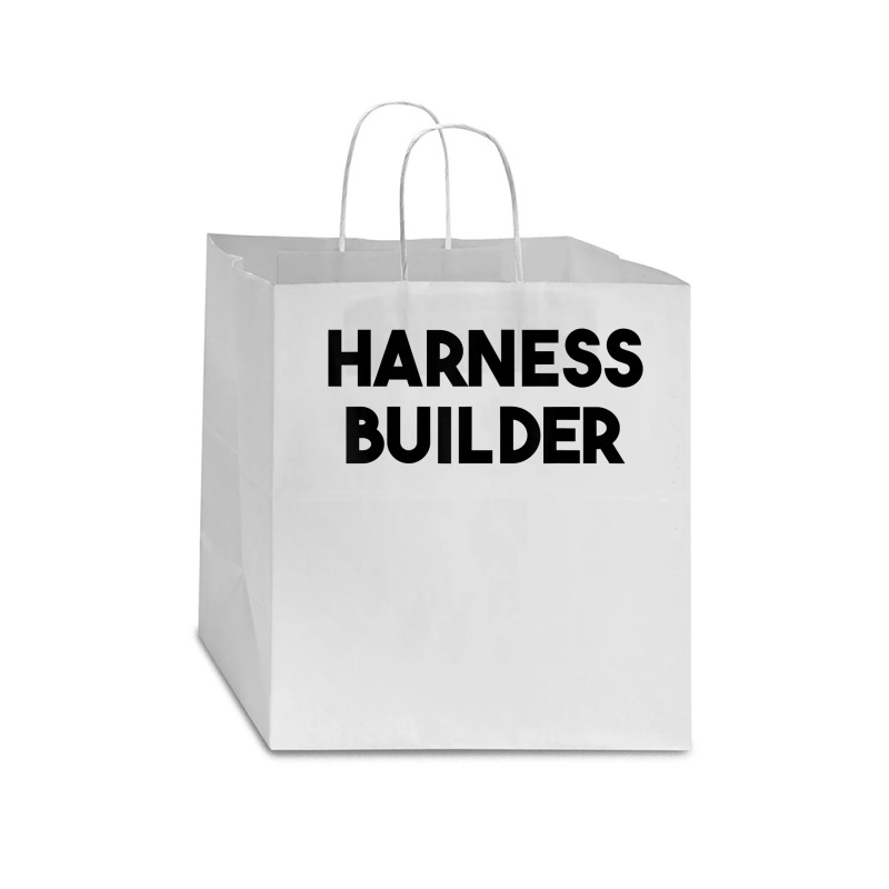 Harness Builder T Shirt Star Paper Bag - 13 X 7 X 13 | Artistshot