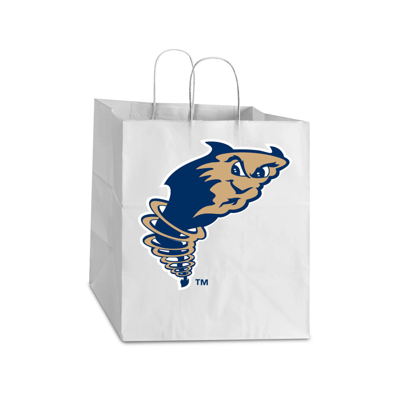 Tri City Dust Devils Take Out Paper Bag - 14 X 10 X 15 1/2 | Artistshot