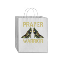 Camo Heels Prayer Warrior Faith God Jesus Christian T Shirt Traveler Paper Bag -13 X 6 X 15 3/4 | Artistshot