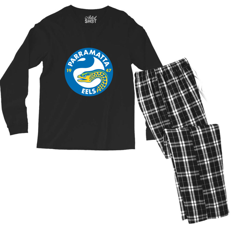 Rugby Parramatta Eels Men's Long Sleeve Pajama Set by anggela | Artistshot