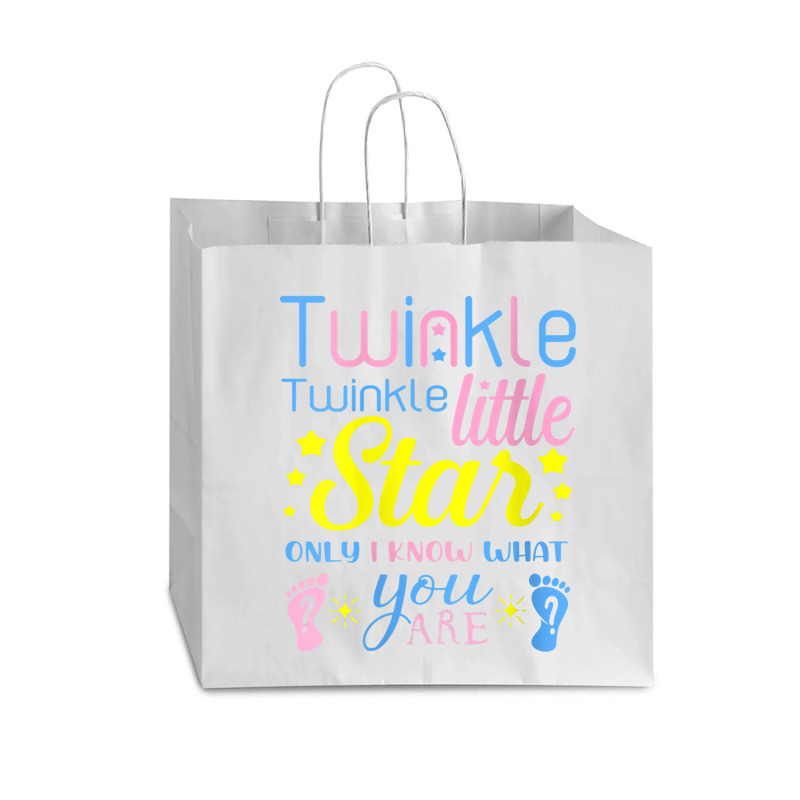 Womens Twinkle Twinkle Little Star Only I Know What You Are V Neck T S Vogue Paper Bag - 16 X 6 X 12 | Artistshot