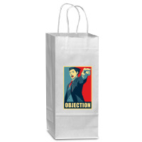 Objection Canvas Print Wine Paper Bag - 5 1/2 X 3 1/4 X 13 | Artistshot