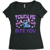 Touch Me And I Will Bite You Women's Triblend Scoop T-shirt | Artistshot