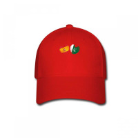 Pakistan Spain Heart Spanish Flag Pakistani Flag Love Heart T Shirt Baseball Cap | Artistshot