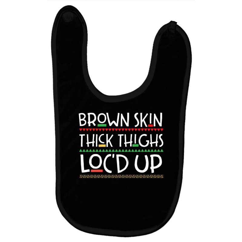 Brown Skin Melanin Poppin Baby Bibs | Artistshot