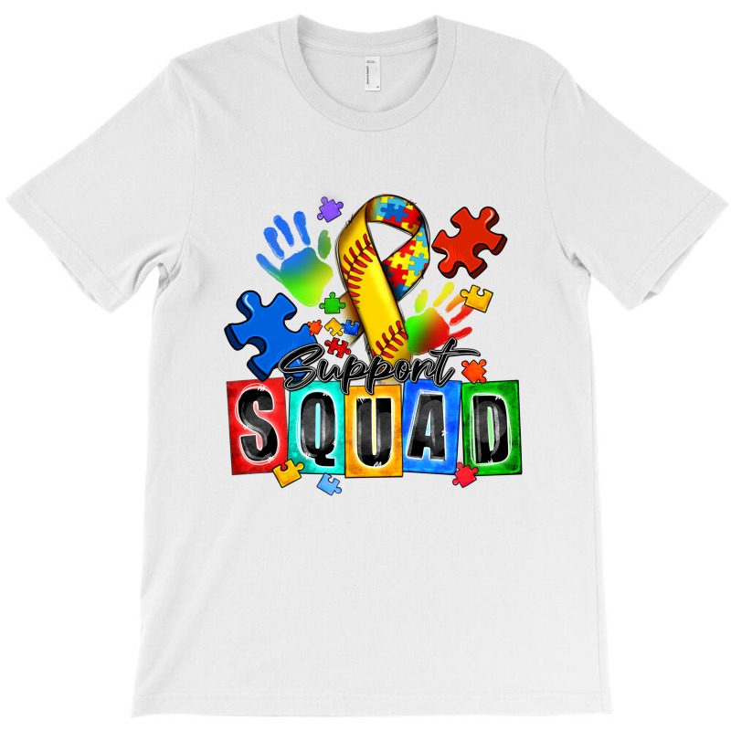 Softball Support Squad Autism T-shirt | Artistshot