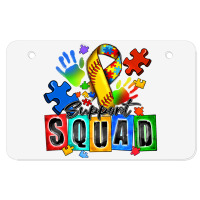 Softball Support Squad Autism Atv License Plate | Artistshot