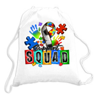 Soccer Support Squad Autism Drawstring Bags | Artistshot