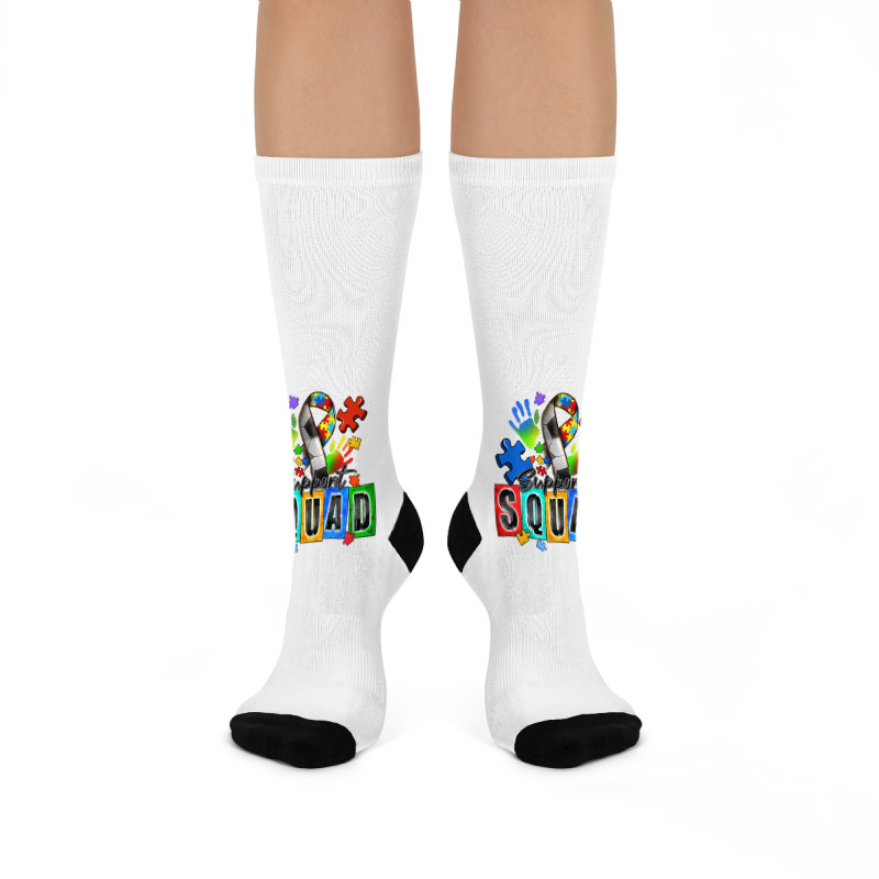 Soccer Support Squad Autism Crew Socks | Artistshot