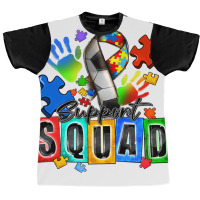 Soccer Support Squad Autism Graphic T-shirt | Artistshot