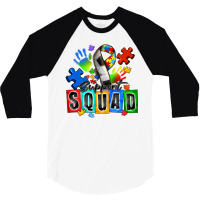 Soccer Support Squad Autism 3/4 Sleeve Shirt | Artistshot