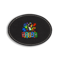 Soccer Support Squad Autism Oval Leatherette Patch | Artistshot