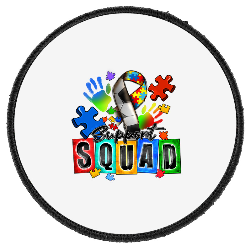 Soccer Support Squad Autism Round Patch | Artistshot