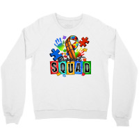 Basketball Support Squad Autism Crewneck Sweatshirt | Artistshot