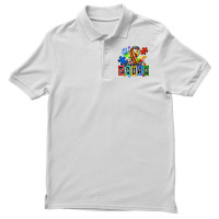 Basketball Support Squad Autism Men's Polo Shirt | Artistshot