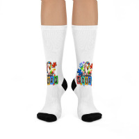 Baseball Support Squad Autism Crew Socks | Artistshot