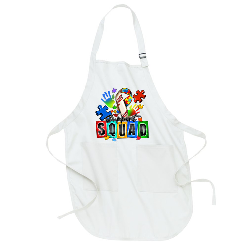 Baseball Support Squad Autism Full-length Apron | Artistshot